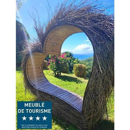 Gite 4 Etoiles, La Vieille Sucrerie St Claude Guadeloupe, Jacuzzi Spa Privatif, Vue Exceptionnelle Sur La Mer Des Caraibes Basse-Terre Exterior foto