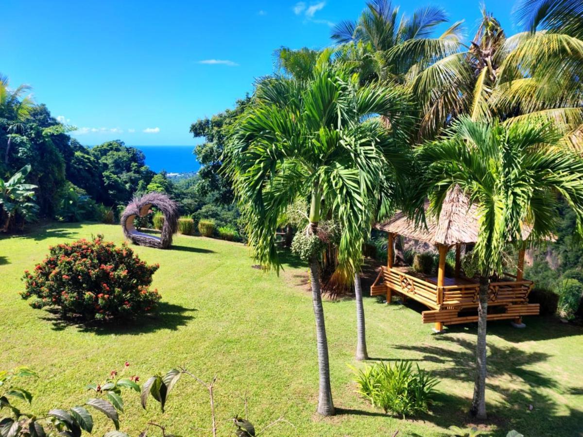 Gite 4 Etoiles, La Vieille Sucrerie St Claude Guadeloupe, Jacuzzi Spa Privatif, Vue Exceptionnelle Sur La Mer Des Caraibes Basse-Terre Exterior foto