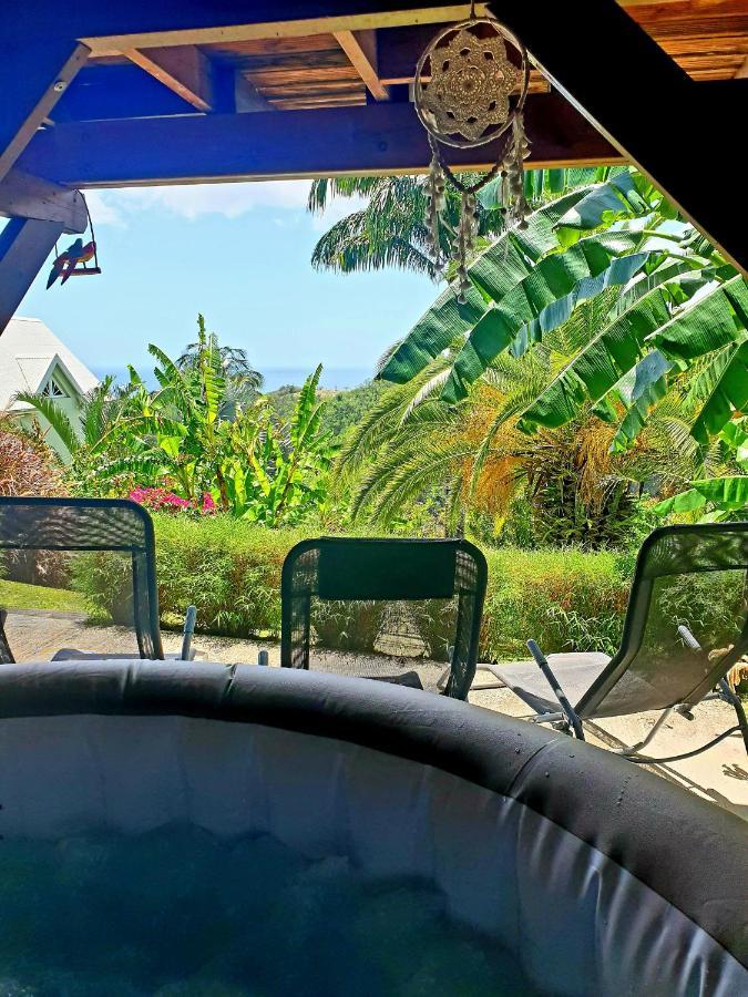 Gite 4 Etoiles, La Vieille Sucrerie St Claude Guadeloupe, Jacuzzi Spa Privatif, Vue Exceptionnelle Sur La Mer Des Caraibes Basse-Terre Exterior foto