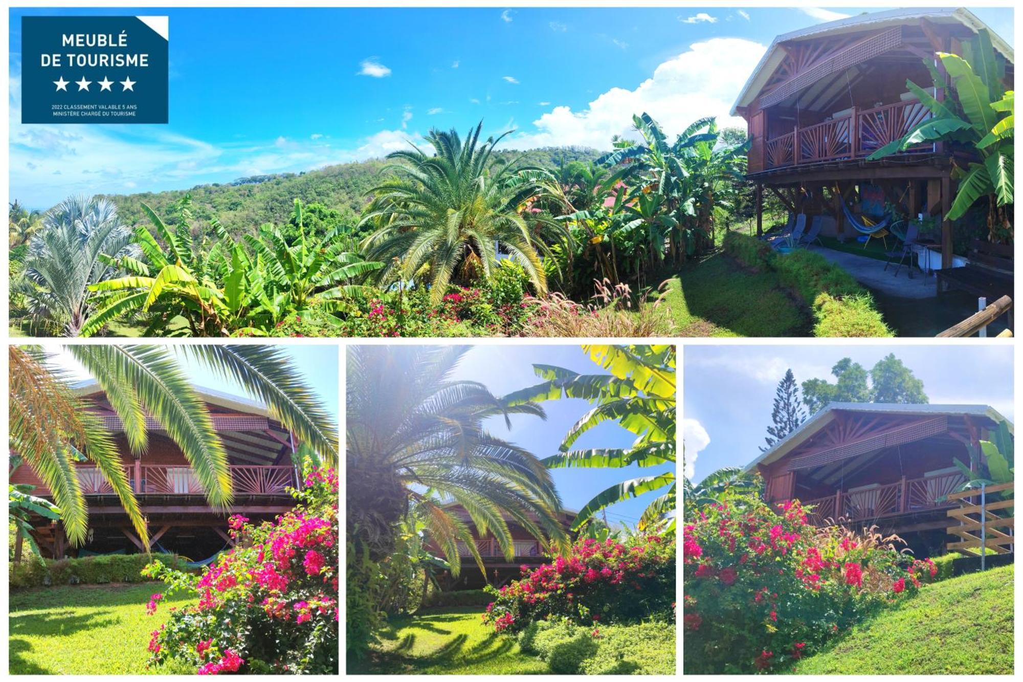 Gite 4 Etoiles, La Vieille Sucrerie St Claude Guadeloupe, Jacuzzi Spa Privatif, Vue Exceptionnelle Sur La Mer Des Caraibes Basse-Terre Exterior foto